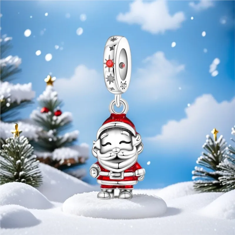 MISEFF 2025, новинка, стерлинговое серебро 925 пробы, Санта-Клаус, Отец, Рождество, подвески, бусины, оригинальные браслеты, сделай сам, вечерние украшения, женские подарки 
MISEFF 2025, новинка, стерлинговое серебро 925 пробы, Санта-Клаус, Отец, Рождество, подвески, бусины, оригинальные браслеты, сделай сам, вечерние украшения, женские подарки