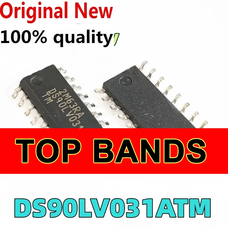 Набор микросхем DS90LV031ATM DS90LV031A DS90LV031 SOIC16, оригинальный чипсет с микросхемой, (10-20 шт.), 100%
Набор микросхем DS90LV031ATM DS90LV031A DS90LV031 SOIC16, оригинальный чипсет с микросхемой, (10-20 шт.), 100%