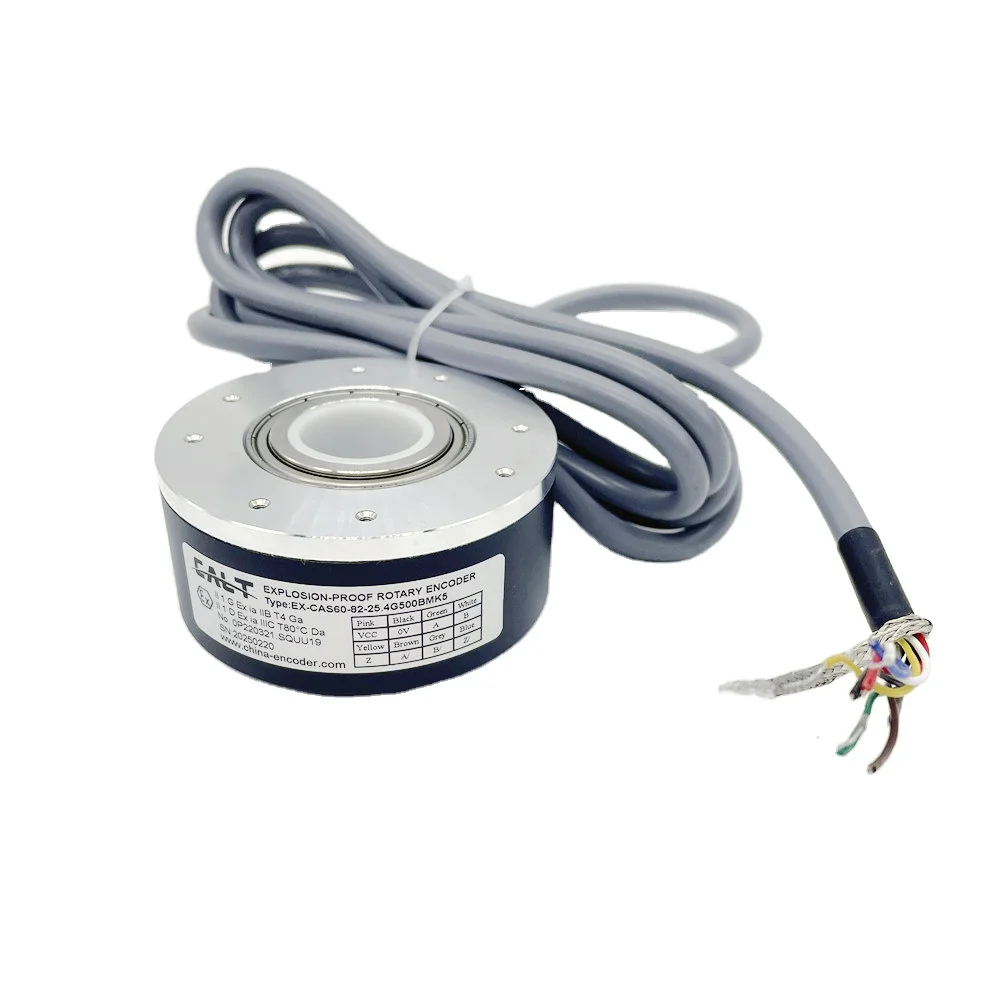 New Incremental Encoder EX-CAS60-82-25.4G500BMK5 25.4mm Hollow Shaft Encoder
New Incremental Encoder EX-CAS60-82-25.4G500BMK5 25.4mm Hollow Shaft Encoder