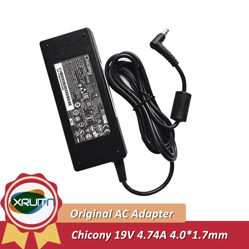Оригинальный блок питания для ноутбука Hasee K610D-i7 D1D2A29D3 Chicony A10-090P3A 19 В 4,74 А 90 Вт адаптер переменного тока зарядное устройство 4,0*1,7 мм
Оригинальный блок питания для ноутбука Hasee K610D-i7 D1D2A29D3 Chicony A10-090P3A 19 В 4,74 А 90 Вт адаптер переменного тока зарядное устройство 4,0*1,7 мм