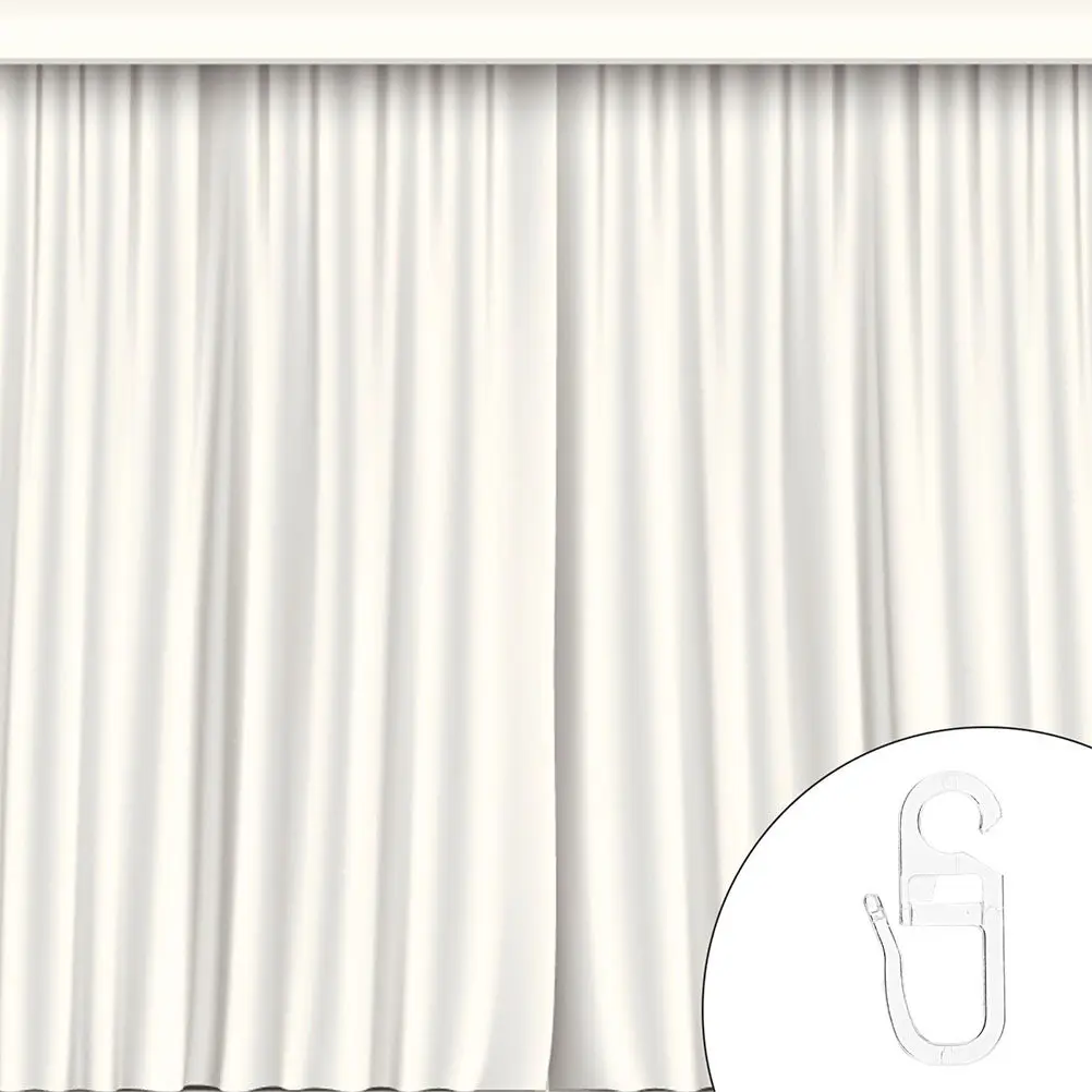 200Pcs Plastic Curtain Track Hooks Replacement Accessories Shower Curtain Rail Pulley Hooks Drapery Hanging Supplies
200Pcs Plastic Curtain Track Hooks Replacement Accessories Shower Curtain Rail Pulley Hooks Drapery Hanging Supplies