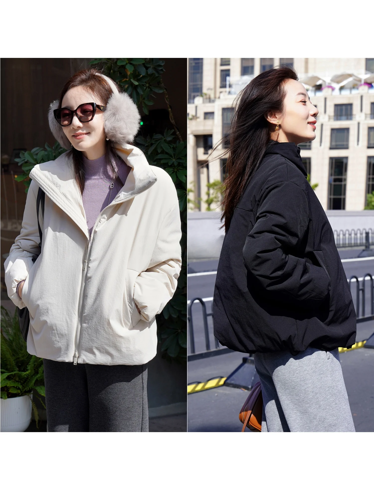 BZZN легкий пушистый трапециевидный силуэт с двойной молнией, теплая куртка с высоким воротником-стойкой из хлопка, верхняя одежда, осень-зима, женская мода
BZZN легкий пушистый трапециевидный силуэт с двойной молнией, теплая куртка с высоким воротником-стойкой из хлопка, верхняя одежда, осень-зима, женская мода