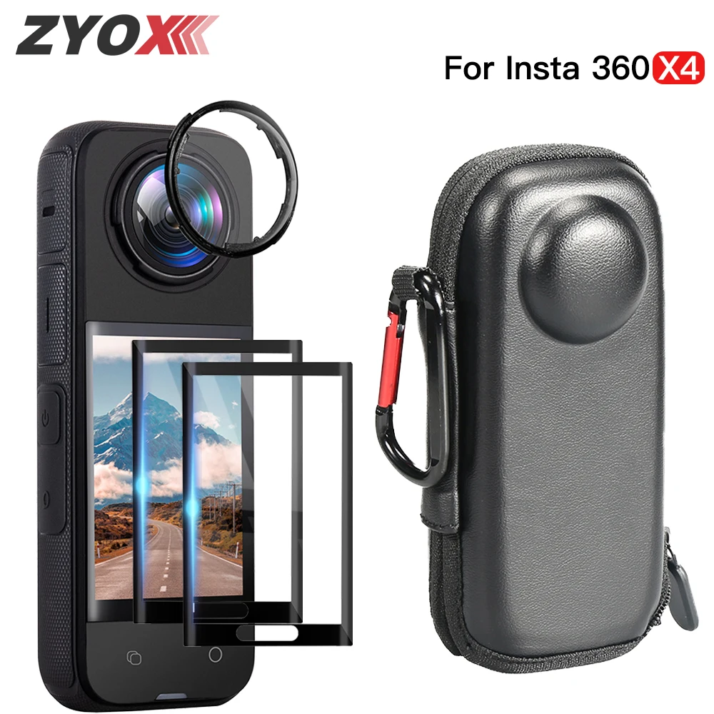 Lens Guard + Screen Protector Film for Insta360 X4 Mini Storage Bag Insta360 X4 Lens Protector Anti-scratch Camera Accessories
Lens Guard + Screen Protector Film for Insta360 X4 Mini Storage Bag Insta360 X4 Lens Protector Anti-scratch Camera Accessories