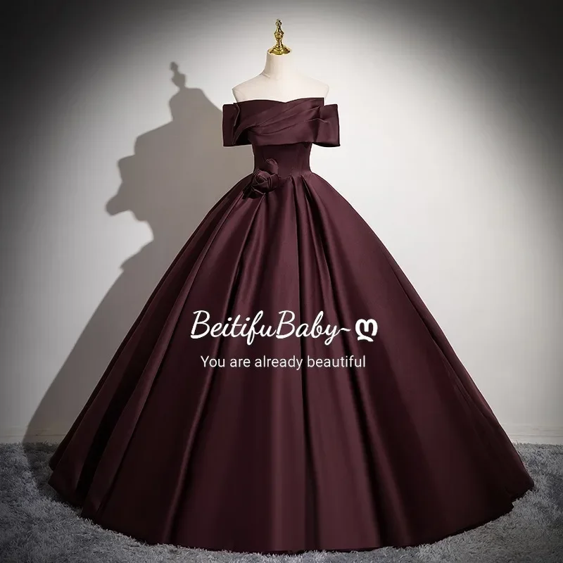 BeitifuBaby Elegant Women's Birthday Party Evening Dress Sleeveless Off The Shoulder Ball Gown Banquet Party Dresses Vestidos
BeitifuBaby Elegant Women's Birthday Party Evening Dress Sleeveless Off The Shoulder Ball Gown Banquet Party Dresses Vestidos
