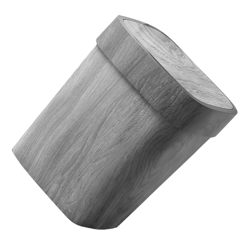 Functional Swing Top Trash Can in Imitation Wood Grain Ideal for Home Decor Medium Capacity Garbage Bin for Kitchen Bathroom
Functional Swing Top Trash Can in Imitation Wood Grain Ideal for Home Decor Medium Capacity Garbage Bin for Kitchen Bathroom