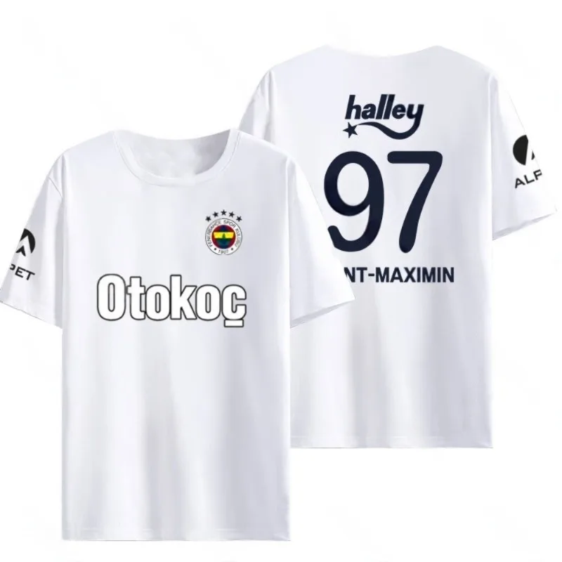 New Moto Football Suit Fashion Street Breathable Quick Drying Training Shirt White T-shirt Children's Size Adult Size
New Moto Football Suit Fashion Street Breathable Quick Drying Training Shirt White T-shirt Children's Size Adult Size