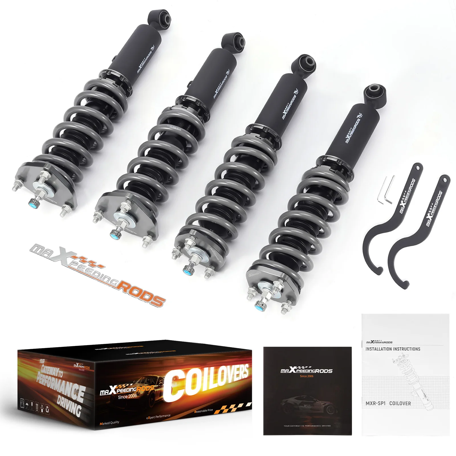 MaXpeedingrods T7 Racing Coilovers Suspension Springs Kit For Lexus GS400 98-00
MaXpeedingrods T7 Racing Coilovers Suspension Springs Kit For Lexus GS400 98-00
