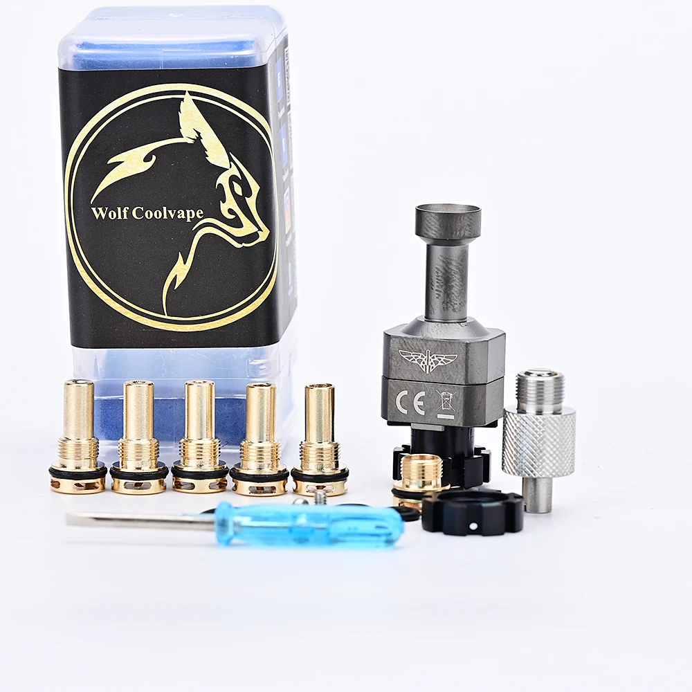 Wolfcoolvape Billet box mod GG Submarine RBA Bridge for Billet BB Boro Tank 1.0/1.2/1.5/2.5/3.5/4.5mm MTL Atomizer
Wolfcoolvape Billet box mod GG Submarine RBA Bridge for Billet BB Boro Tank 1.0/1.2/1.5/2.5/3.5/4.5mm MTL Atomizer