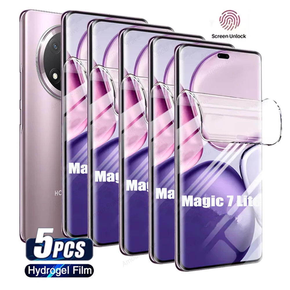 5PCS Hydrogel Film for Honor Magic 7 6 5 4 Lite Pro Not Glass Screen Protector for Honor X9C X9B X9A X8B X8A X7B X7A Soft Film
5PCS Hydrogel Film for Honor Magic 7 6 5 4 Lite Pro Not Glass Screen Protector for Honor X9C X9B X9A X8B X8A X7B X7A Soft Film