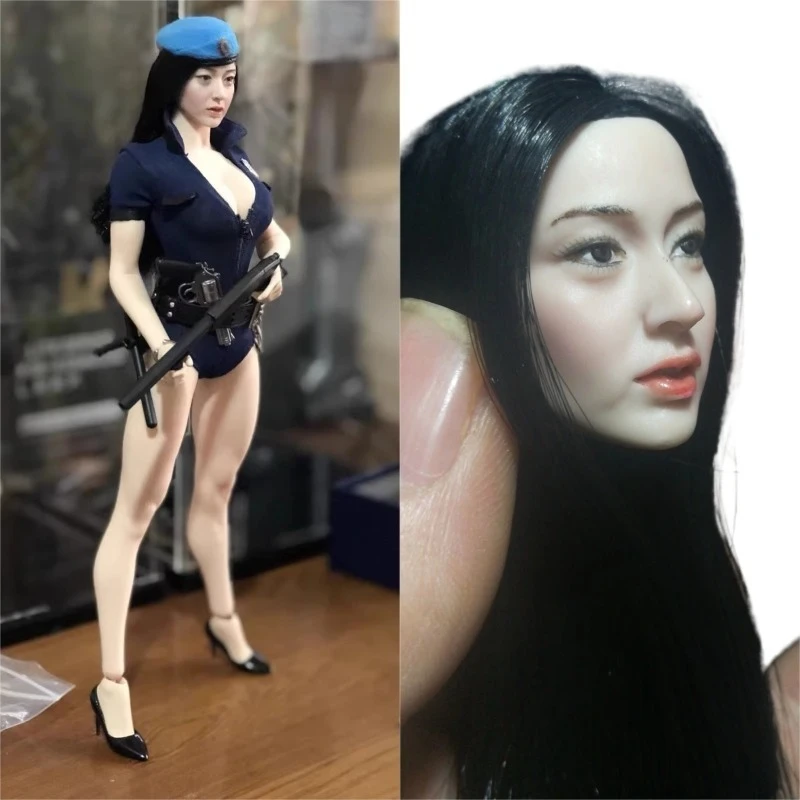 Фигурки в масштабе 1/6, азиатская женская резьба по голове, черные длинные волосы, красивая скульптура головы, модель для тела 12 дюймов Tbl Ph
Фигурки в масштабе 1/6, азиатская женская резьба по голове, черные длинные волосы, красивая скульптура головы, модель для тела 12 дюймов Tbl Ph