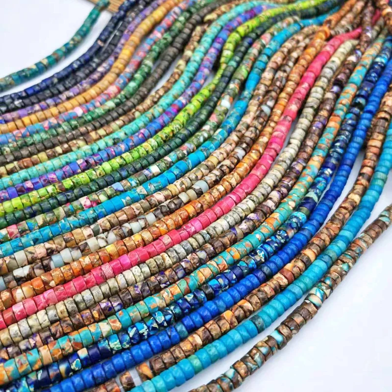 New Natural Emperor Stone 3 * 6mm Spacer Beads Handmade DIY Bracelet Necklace Keychain Jewelry Accessories Wholesale
New Natural Emperor Stone 3 * 6mm Spacer Beads Handmade DIY Bracelet Necklace Keychain Jewelry Accessories Wholesale