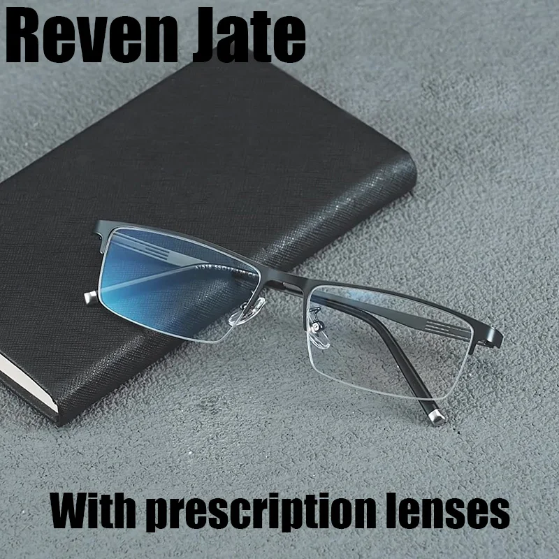 Reven Jate A1518 Spectacles Optical Fashion Light Eyeglasses Frame For Men Eyewear Half-rim Glasses with Prescription Lenses
Reven Jate A1518 Spectacles Optical Fashion Light Eyeglasses Frame For Men Eyewear Half-rim Glasses with Prescription Lenses