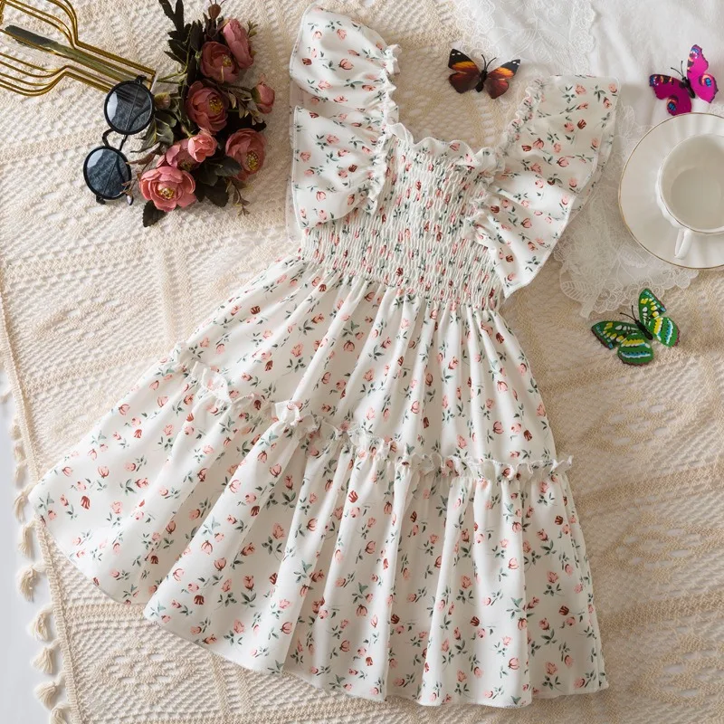 2025 New Girl Dress Flying sleeves for Children Flower Tulle Tutu Kids Birthday Party Princess Skirt Sweet Clothes Kids Dress
2025 New Girl Dress Flying sleeves for Children Flower Tulle Tutu Kids Birthday Party Princess Skirt Sweet Clothes Kids Dress