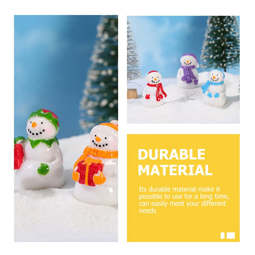 6Pcs Miniature Snowman Xmas Resin Craft Decorations Christmas Tabletop Micro Winter Accessories Miniature Snowman
6Pcs Miniature Snowman Xmas Resin Craft Decorations Christmas Tabletop Micro Winter Accessories Miniature Snowman