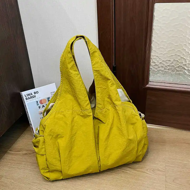 Women's lightweight casual nylon shoulder bags fashionable double Zipper design high capacity multi-pocket portable shopping bag
Women's lightweight casual nylon shoulder bags fashionable double Zipper design high capacity multi-pocket portable shopping bag