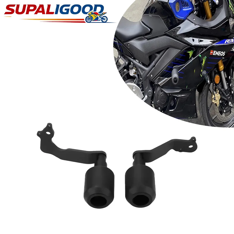 For YZF-R3 YZF R3 YZF 2019-2023 2020 2021 2022 2023 R3 Motorcycle Frame Sliders Crash Pad Falling Protection Exhaust Slider