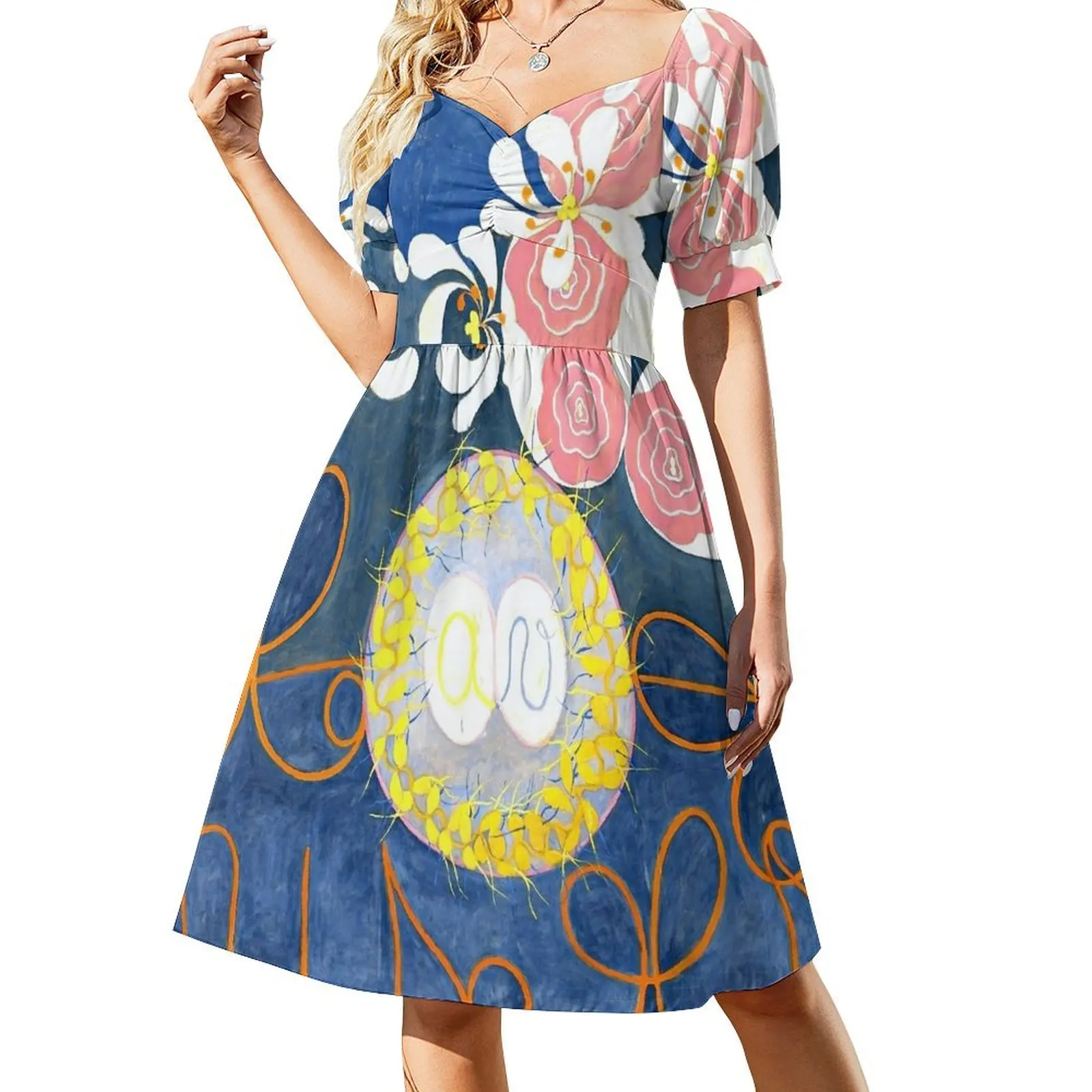 Hilma af Klint The Ten Largest, No. 01, Childhood, Group IV Short-Sleeved Dress Dress vintage Long dresses dress women summer
Hilma af Klint The Ten Largest, No. 01, Childhood, Group IV Short-Sleeved Dress Dress vintage Long dresses dress women summer