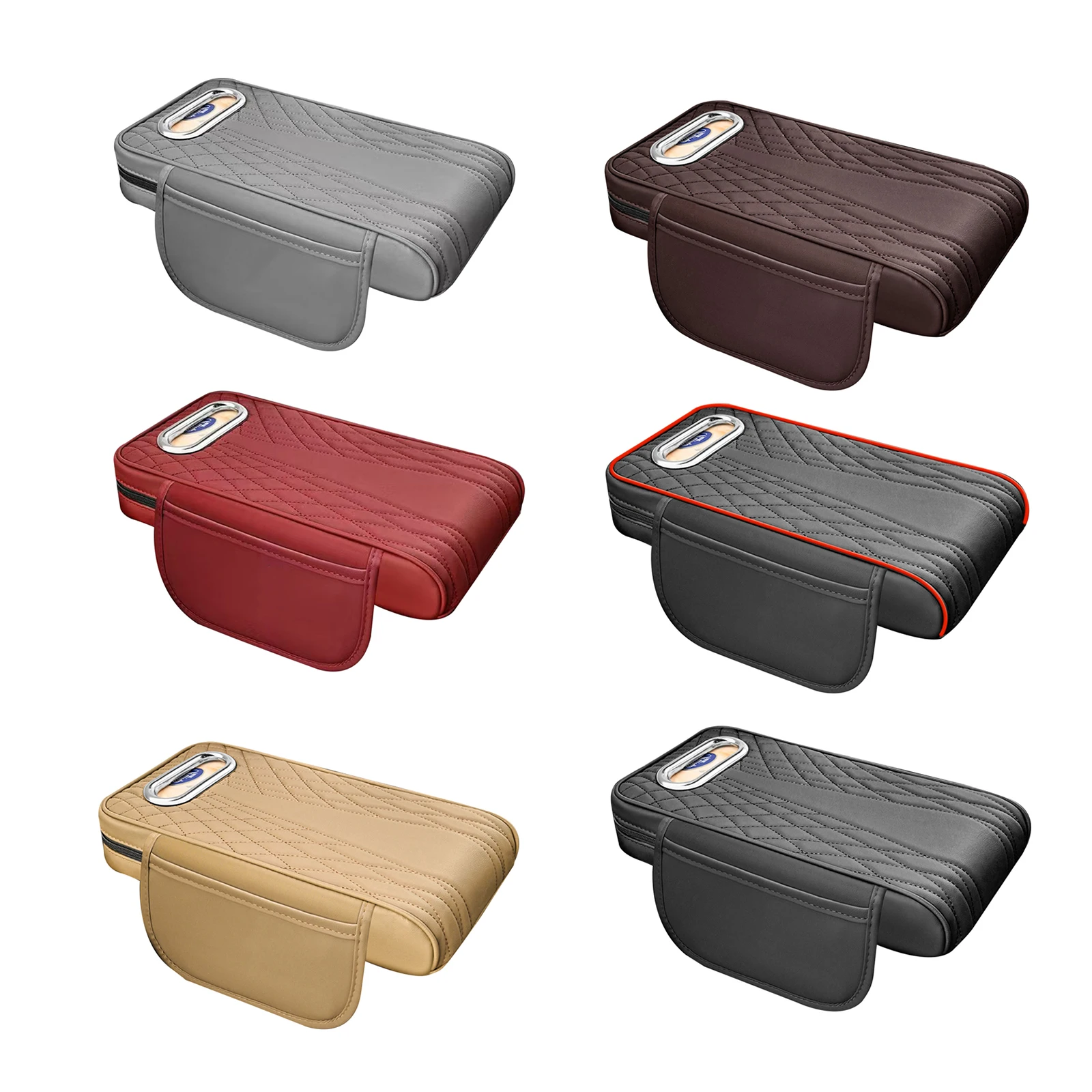1pc Automotive Center Console Booster Cushions with Cup Holder & Side Pockets Leather Car Armrest Cushions for Phones & Cards
1pc Automotive Center Console Booster Cushions with Cup Holder & Side Pockets Leather Car Armrest Cushions for Phones & Cards
