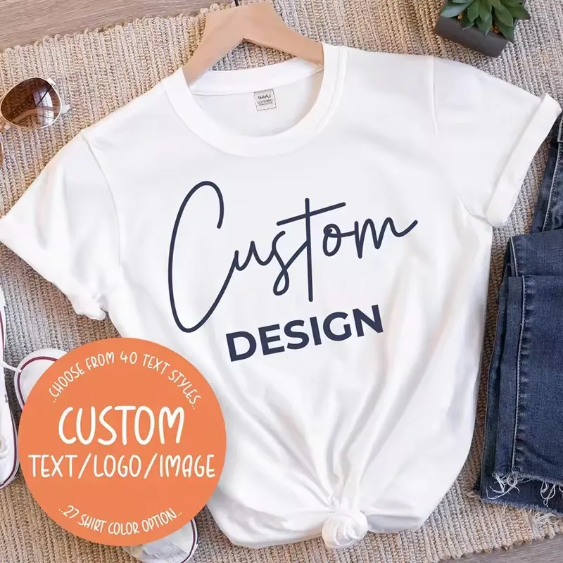 Premium Custom T Shirt 100% Cotton Diy Customize Printing Your Own Photo Photo Logo TShirt Tank Women Famliy Team Tee Shirt Gif
Premium Custom T Shirt 100% Cotton Diy Customize Printing Your Own Photo Photo Logo TShirt Tank Women Famliy Team Tee Shirt Gif