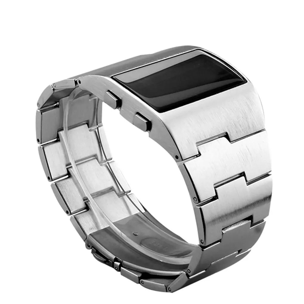 LED Wrist Watches Fashionable And Easy To Match Alloy Sturdy And Durable Led Digital Watch Gifts Silver blue light
LED Wrist Watches Fashionable And Easy To Match Alloy Sturdy And Durable Led Digital Watch Gifts Silver blue light