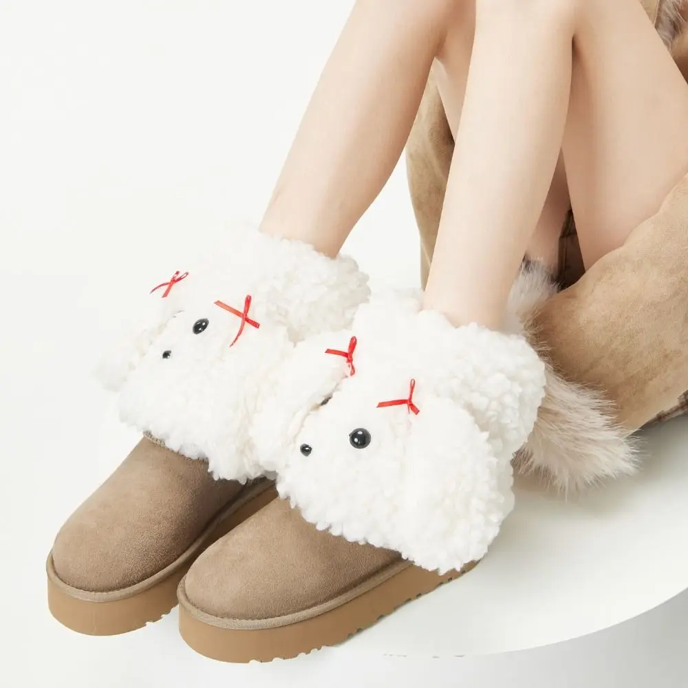Cute Y2K Cartoon Dog Leg Warmers JK Lolita Bow Foot Cover Spicy Girls Wind Protection Plush Boots Cover Women
Cute Y2K Cartoon Dog Leg Warmers JK Lolita Bow Foot Cover Spicy Girls Wind Protection Plush Boots Cover Women