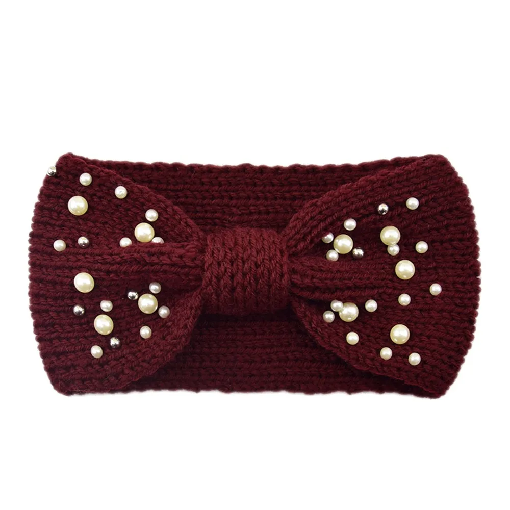 Fashion Warm Winter Headbands Wide Edge Thicken Knitted Headbands Soft Pearl Hair Band Hair Accessories
Fashion Warm Winter Headbands Wide Edge Thicken Knitted Headbands Soft Pearl Hair Band Hair Accessories
