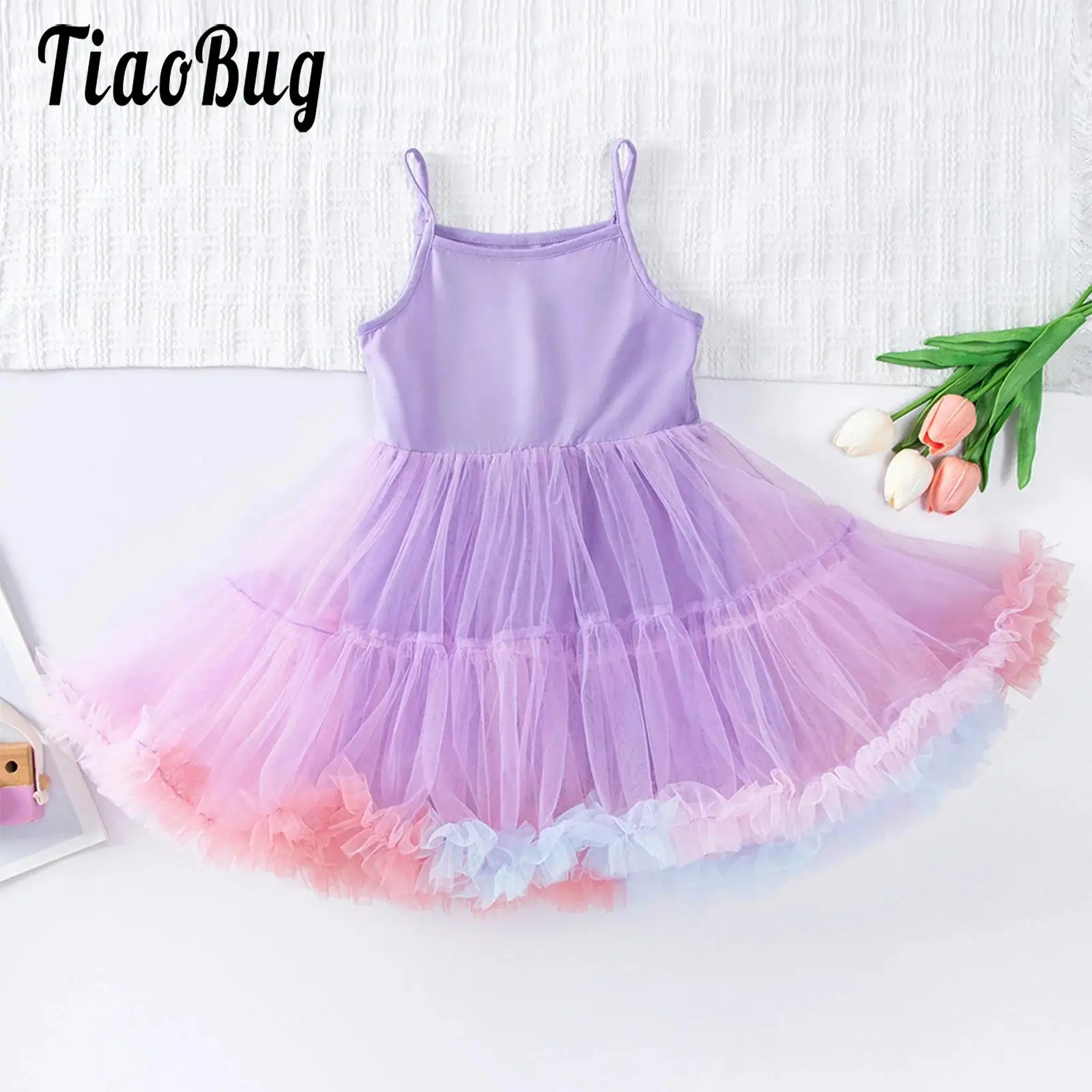 Kids Girls Dance Ballet Practice Training Dress Spaghetti-strap Ruched Bodice with Built-in Briefs Sequin Tulle Dress Dancewear
Kids Girls Dance Ballet Practice Training Dress Spaghetti-strap Ruched Bodice with Built-in Briefs Sequin Tulle Dress Dancewear