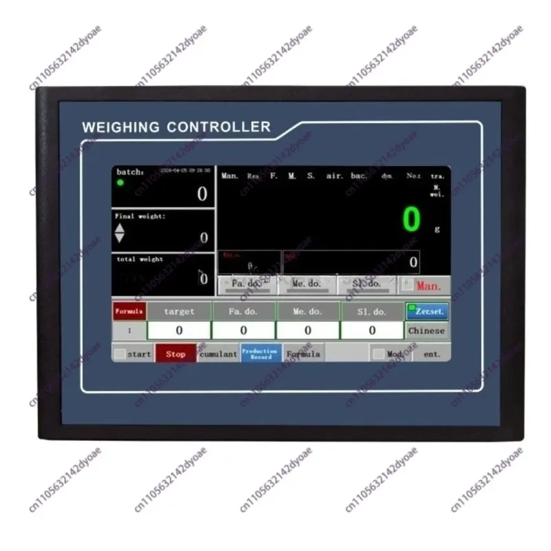 Digital Weighing Controller With 7'' or 10.2 inch Touch Screen HMI Display Single / Dual Scale Quantitative Filling
Digital Weighing Controller With 7'' or 10.2 inch Touch Screen HMI Display Single / Dual Scale Quantitative Filling