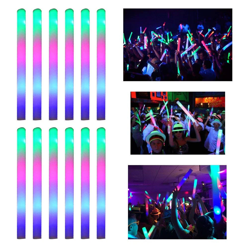 12 Pcs LED Luminous Sticks Lightweight Soft Events Nightlife Camping Concert Rave Weddings Bachelor Bachelorette
12 Pcs LED Luminous Sticks Lightweight Soft Events Nightlife Camping Concert Rave Weddings Bachelor Bachelorette