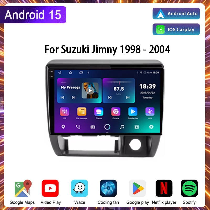 Car Radio For Suzuki Jimny 1998 - 2004 Wireless Carplay Android Auto Car Multimedia Video Player Navigation Stereo DSP 5G WIFI
Car Radio For Suzuki Jimny 1998 - 2004 Wireless Carplay Android Auto Car Multimedia Video Player Navigation Stereo DSP 5G WIFI