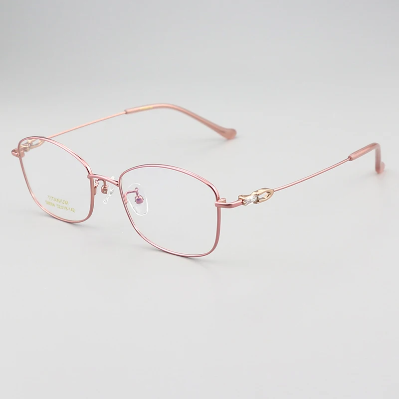 Fashion Women Jewellry Spectacles Ultra Light Pure Titanium Eyeglasses Frame Optical Prescription Myopia Glasses Frames
Fashion Women Jewellry Spectacles Ultra Light Pure Titanium Eyeglasses Frame Optical Prescription Myopia Glasses Frames