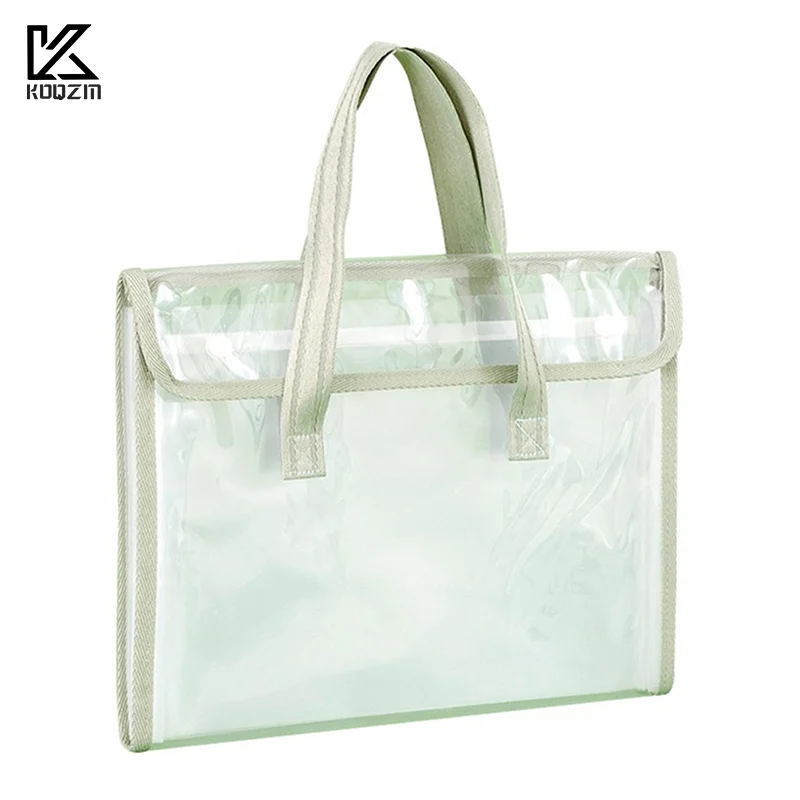 12Styles Large Capacity Portable Transparent Waterproof Tote Folder, Expandable File Storage Pocket With Built-In Organizer
12Styles Large Capacity Portable Transparent Waterproof Tote Folder, Expandable File Storage Pocket With Built-In Organizer