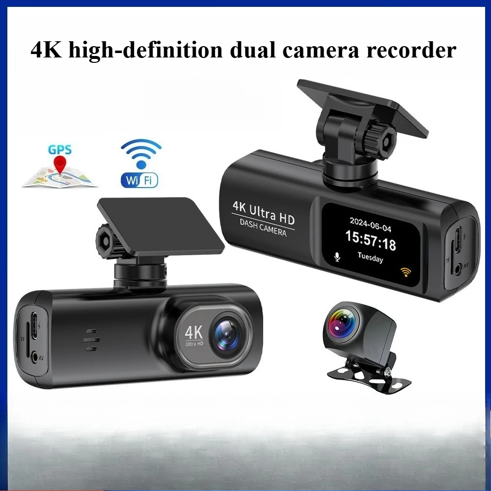XZY 4K Ultra Clear Dual Channel Car DVR Night Vision WIFI Phone Connection Rear View Camera Auto Driving Recorder
XZY 4K Ultra Clear Dual Channel Car DVR Night Vision WIFI Phone Connection Rear View Camera Auto Driving Recorder
