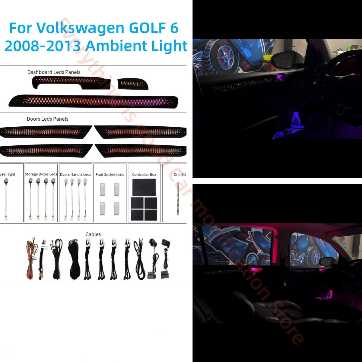 Светодиодный окружающий свет для Volkswagen VW GOLF 2008-2013 RHD, обновление внутреннего освещения автомобиля, автомобильные аксессуары, декоративные полосы, атмосферная лампа
Светодиодный окружающий свет для Volkswagen VW GOLF 2008-2013 RHD, обновление внутреннего освещения автомобиля, автомобильные аксессуары, декоративные полосы, атмосферная лампа