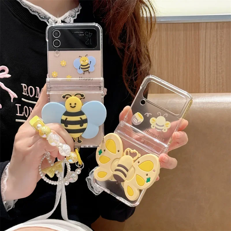 Bee Butterfly Phone Case for Samsung Galaxy Z Flip 6 5 4 3 Protective Back Cover for ZFlip4 ZFlip5 ZFlip6 Case Shell
Bee Butterfly Phone Case for Samsung Galaxy Z Flip 6 5 4 3 Protective Back Cover for ZFlip4 ZFlip5 ZFlip6 Case Shell