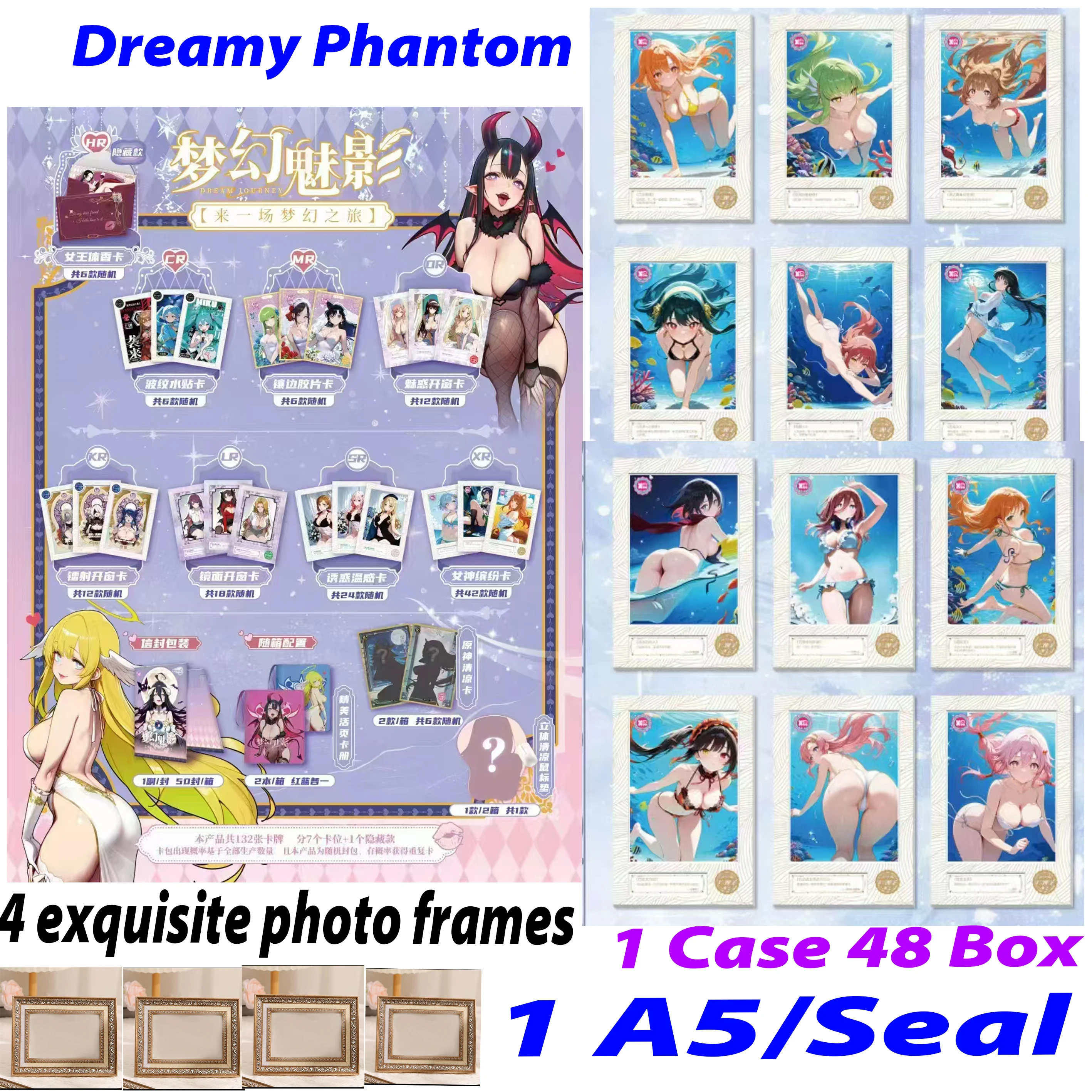 Wholesale latest 2025 Goddess Story Card Fantasy Phantom A5 Game Collection Character Card Acrylic Paper Card Hobby Wife Gift
Wholesale latest 2025 Goddess Story Card Fantasy Phantom A5 Game Collection Character Card Acrylic Paper Card Hobby Wife Gift