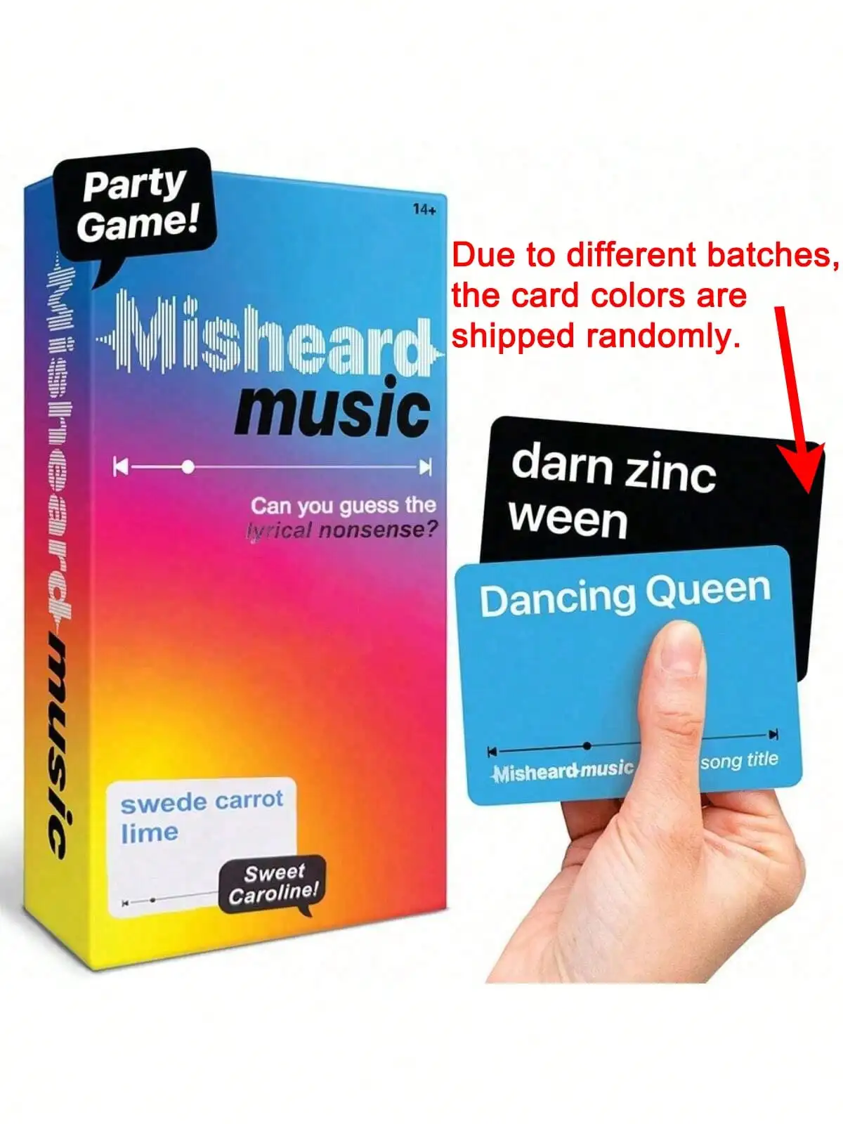 1pc Party Card for Group Gatherings, Suitable for Weddings and Birthday Parties Card Colors Random, Content Remains the Same
1pc Party Card for Group Gatherings, Suitable for Weddings and Birthday Parties Card Colors Random, Content Remains the Same
