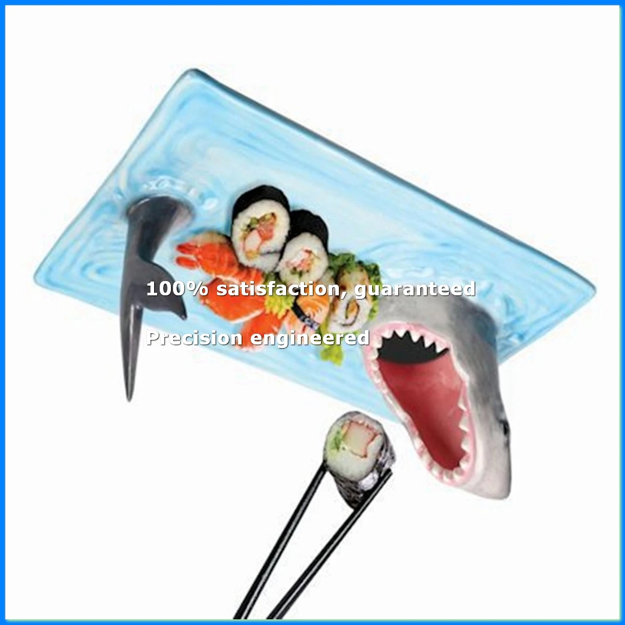 Ceramic Sushi Plate, Sharks Shape Rectangle Cheese Board Dining Table Kitchen Decoration-ABAM
Ceramic Sushi Plate, Sharks Shape Rectangle Cheese Board Dining Table Kitchen Decoration-ABAM