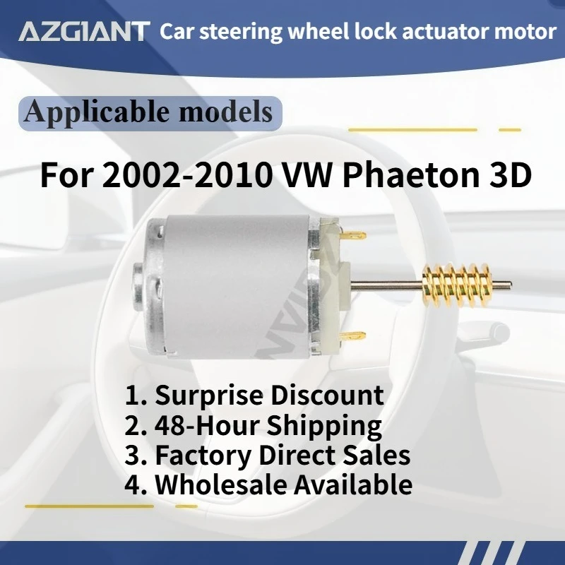 For 2002-2010 VW Phaeton 3D AZGIANT Car Steering Lock Actuator Inner Motor DC 12V Brand new high-quality replacement parts OEM
For 2002-2010 VW Phaeton 3D AZGIANT Car Steering Lock Actuator Inner Motor DC 12V Brand new high-quality replacement parts OEM