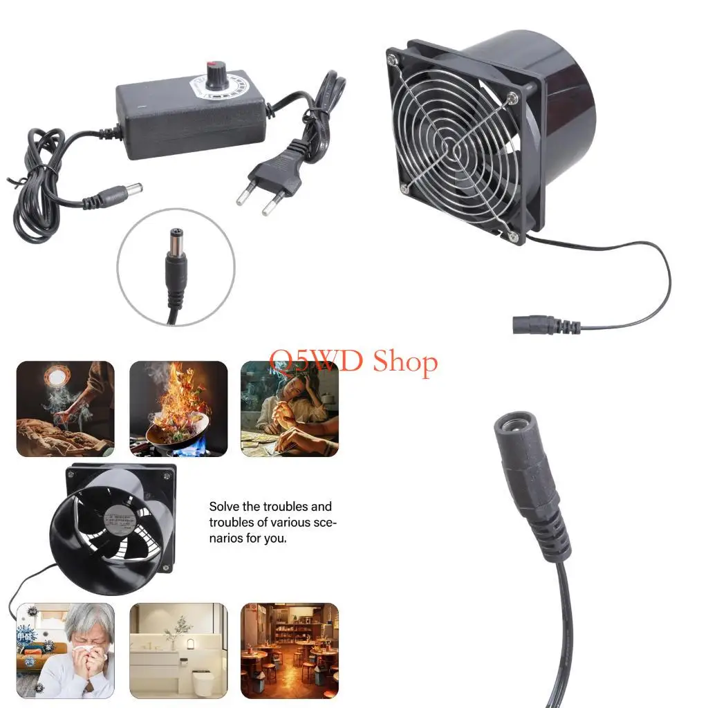 Q5WD 120mm 3000RPM Ventilation Fan Duct Fan with Double Ball Bearing and Controller
Q5WD 120mm 3000RPM Ventilation Fan Duct Fan with Double Ball Bearing and Controller