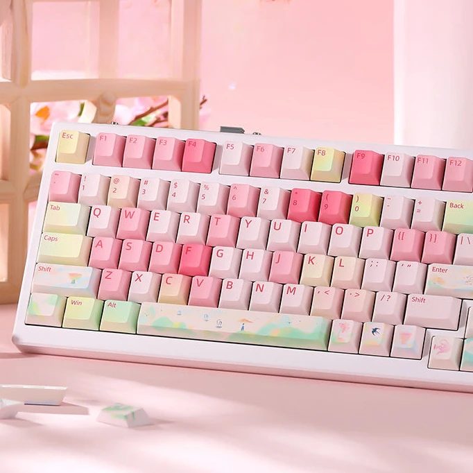 Original porcelain keycaps Guofeng series PBT original sublimation 142-key mechanical keyboard keycaps
Original porcelain keycaps Guofeng series PBT original sublimation 142-key mechanical keyboard keycaps