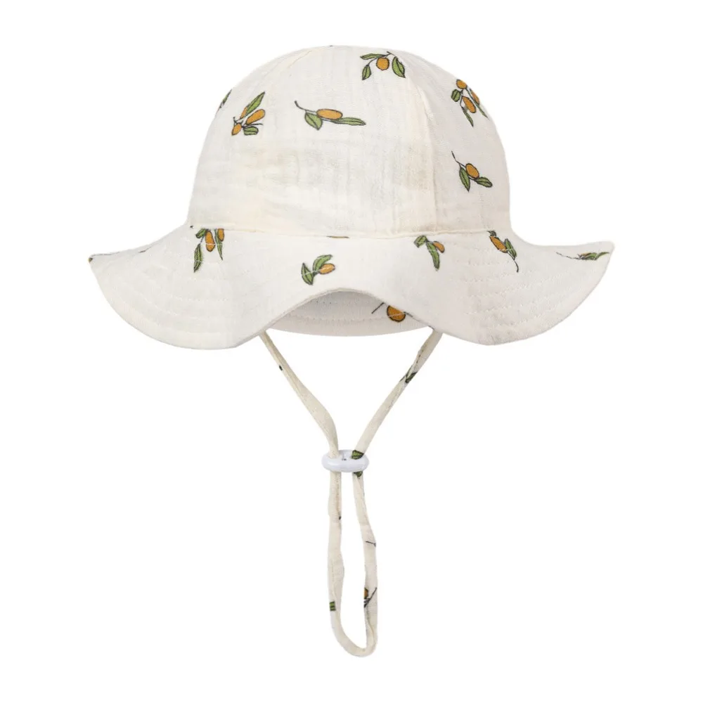 Spring Autumn Adjustable Floral Print Baby Bucket Hat Wide Brim Cotton Children Fisherman Hat Soft Chin Strap Sun Cap Boys
Spring Autumn Adjustable Floral Print Baby Bucket Hat Wide Brim Cotton Children Fisherman Hat Soft Chin Strap Sun Cap Boys