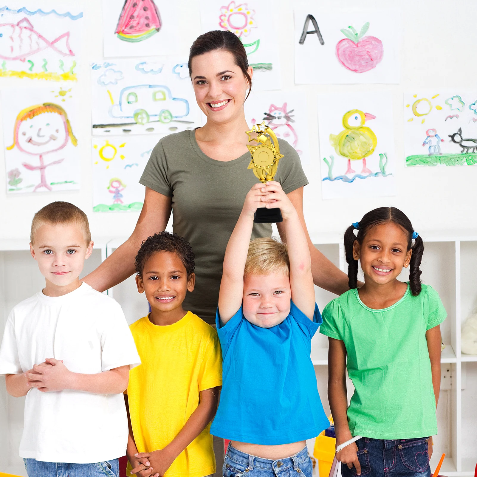 Mini Trophy Plastic Gold for Kids Classroom Kindergarten Graduation Party Decorations Durable School Awards Trophies
Mini Trophy Plastic Gold for Kids Classroom Kindergarten Graduation Party Decorations Durable School Awards Trophies