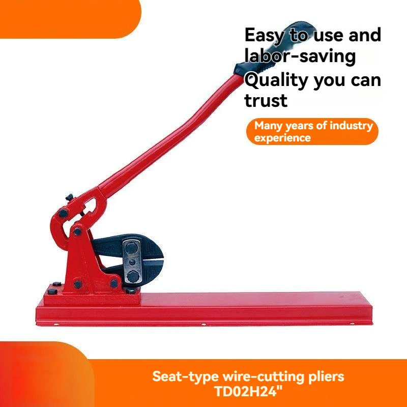 Steel shear wire rope pliers cable shear bolt scissor seat type wire breaker
Steel shear wire rope pliers cable shear bolt scissor seat type wire breaker
