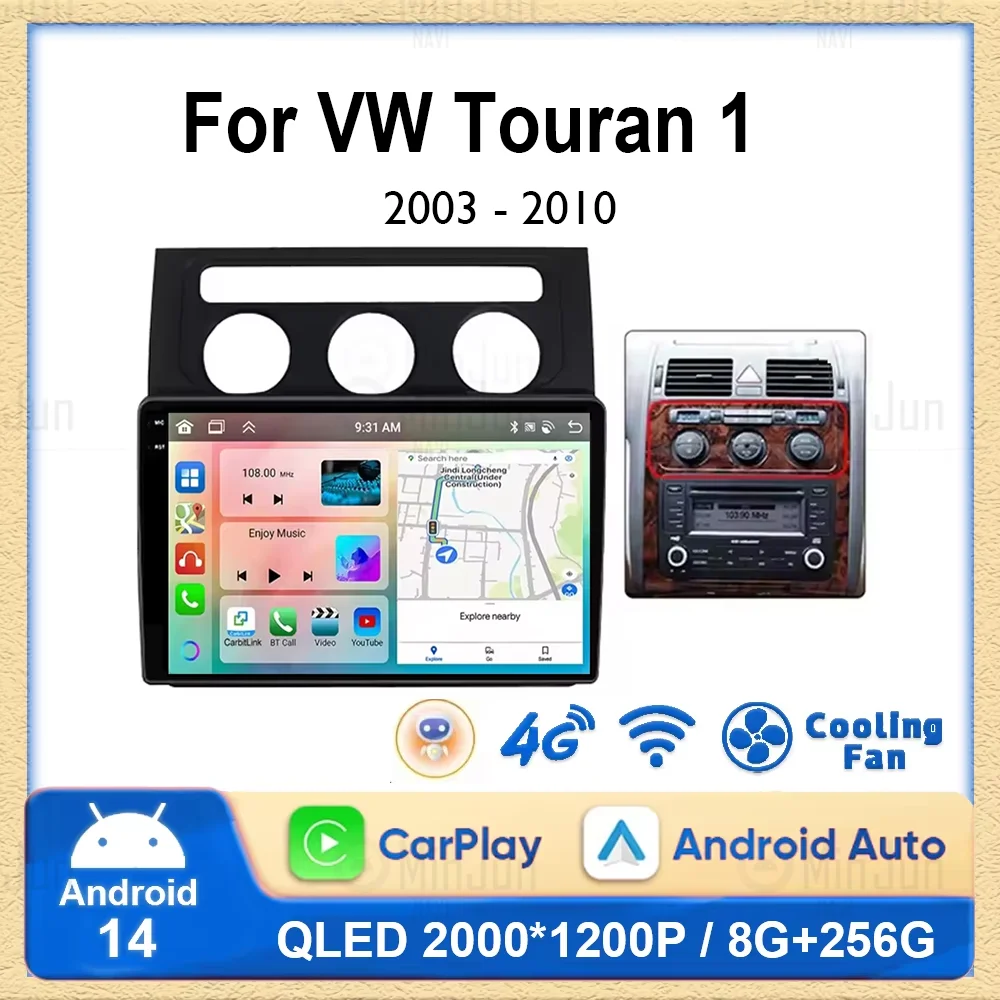 Автомобильный радиоприемник Android 14, мультимедиа для Volkswagen Touran 1 2003-2019, беспроводной Carplay, авто GPS-навигация, авторадио, QLED-экран
Автомобильный радиоприемник Android 14, мультимедиа для Volkswagen Touran 1 2003-2019, беспроводной Carplay, авто GPS-навигация, авторадио, QLED-экран