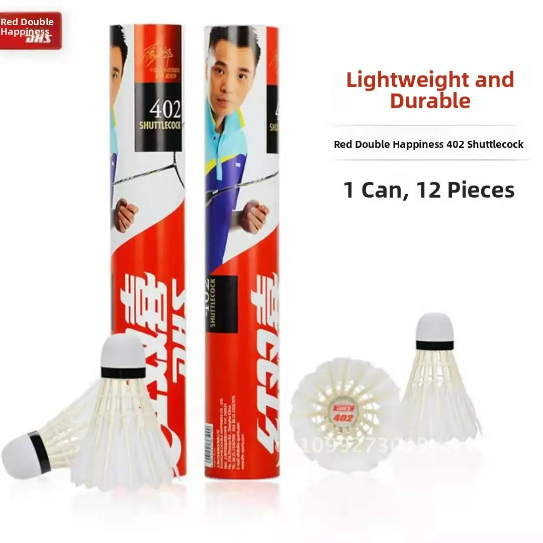 Hongshuangxi 12 шт. мячи для бадминтона 402, натуральное гусиное перо, прочное для профессиональных тренировок в помещении и на открытом воздухе, спорта 
Hongshuangxi 12 шт. мячи для бадминтона 402, натуральное гусиное перо, прочное для профессиональных тренировок в помещении и на открытом воздухе, спорта