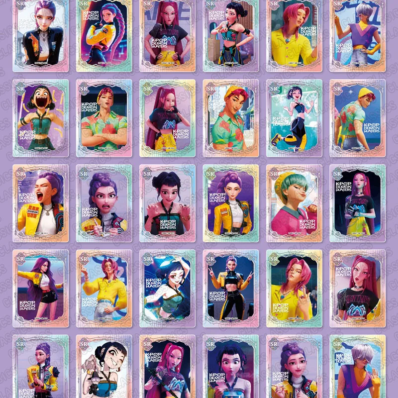 KPop Demon Hunters 36Pcs Trading Cards Set Collectible HUNTR/X Girl Group Theme Playing Cards Gift for Fans
KPop Demon Hunters 36Pcs Trading Cards Set Collectible HUNTR/X Girl Group Theme Playing Cards Gift for Fans