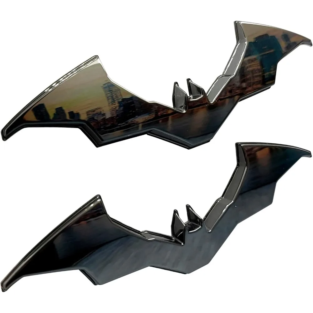 Batwing 3D Car Badge Twin Pack Black Chrome 4.3x1.3x0.2 Inches
Batwing 3D Car Badge Twin Pack Black Chrome 4.3x1.3x0.2 Inches