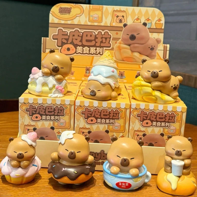 The Capibara Food Series Cute And Fashionable Blind Box Figures Are Suitable For Home Desk Decoration, Collection, And As Gifts
The Capibara Food Series Cute And Fashionable Blind Box Figures Are Suitable For Home Desk Decoration, Collection, And As Gifts
