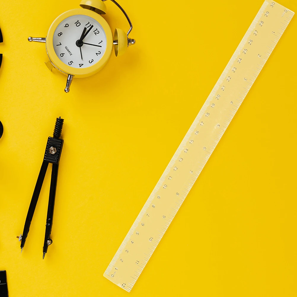 5 Pcs Transparent Ruler Straight for Students Scale Measuring Rulers Functional Bilateral
5 Pcs Transparent Ruler Straight for Students Scale Measuring Rulers Functional Bilateral